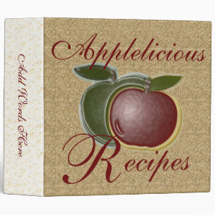 APPLElicious Recipes (shiny apples) Binder