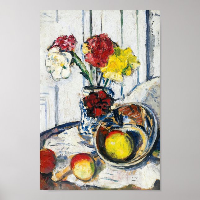 Apples and Flowers | George Leslie Hunter Poster (Front)