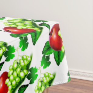 Apples and Grapes Tablecloth