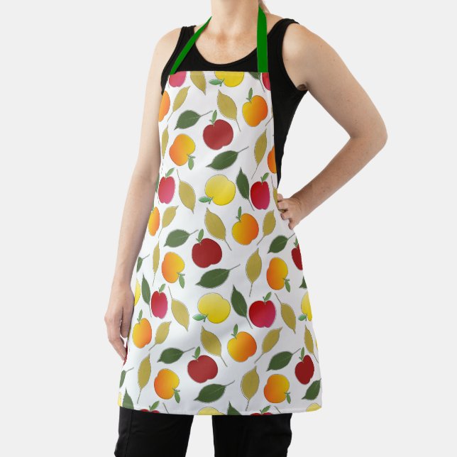 Apples and Leaves Apron (Insitu)