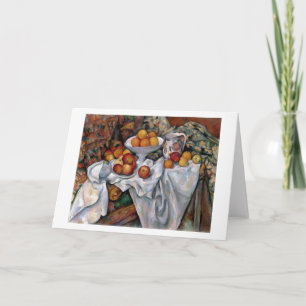 Apples and Oranges, Paul Cezanne, 1895-1900 Card