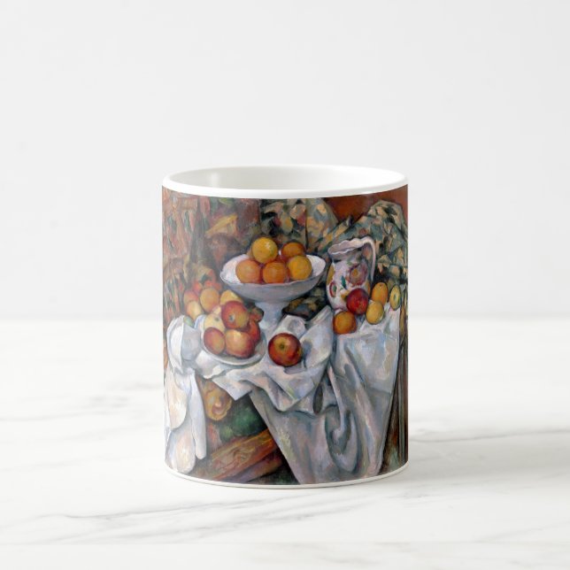 Apples and Oranges, Paul Cezanne, 1895-1900 Coffee Mug (Center)