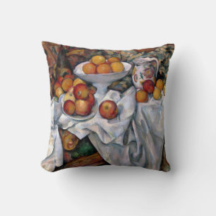 Apples and Oranges, Paul Cezanne, 1895-1900 Throw Pillow