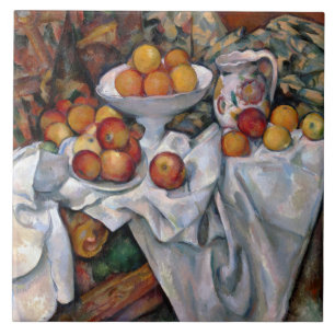 Apples and Oranges, Paul Cezanne, 1895-1900 Tile
