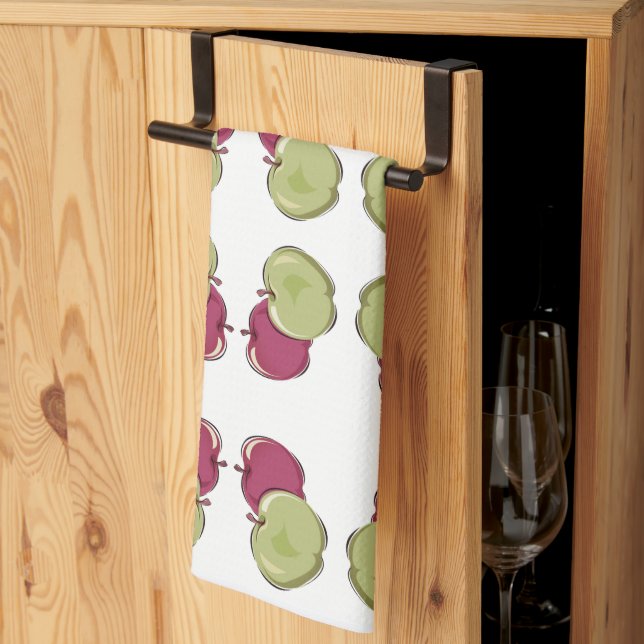 Apples Apple Pattern Kitchen Towel (Thirds Fold)