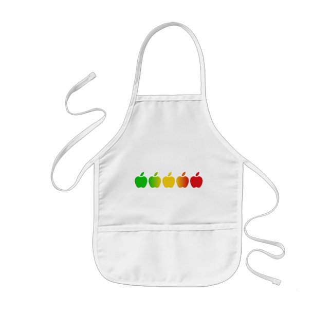 Apples apron - customize, choose style & colour (Front)