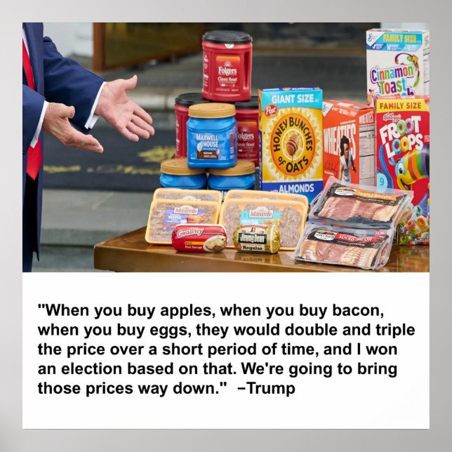 Apples, Bacon & Eggs Poster (Front)