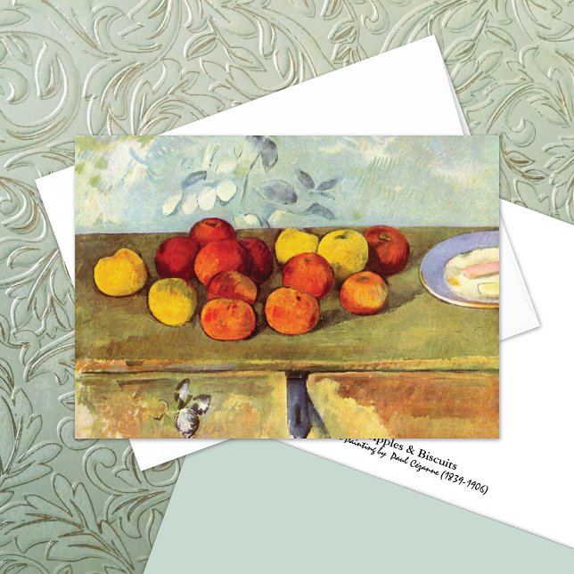 Apples Biscuits Paul Cezanne Note Card (Creator Uploaded)