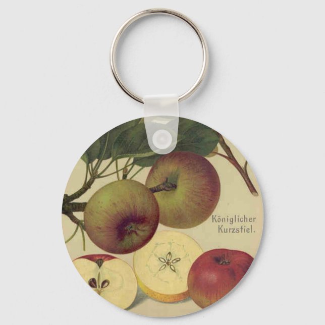 Apples Botanical Keychain (Front)