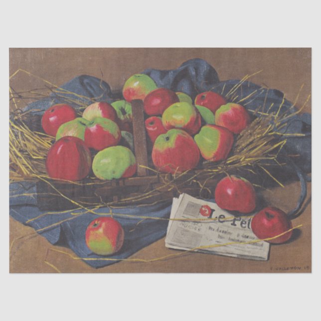 Apples (by Félix Vallotton) Tissue Paper (Front)