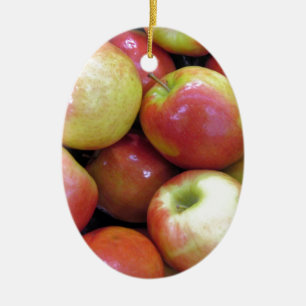 Apples Ceramic Ornament