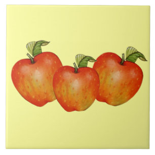 Apples Decorative Accent Tile or Trivet