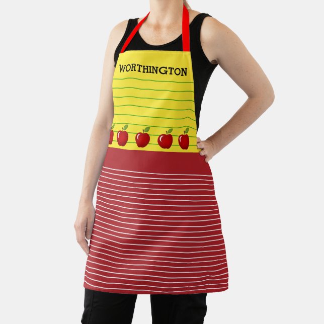 Apples for the Teacher  Apron (Insitu)