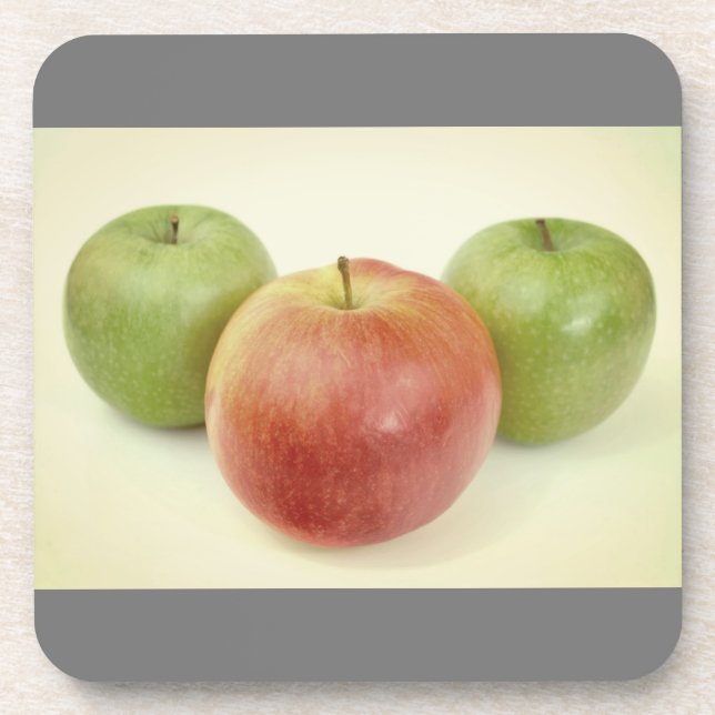 Apples Fruit Coaster (Front)