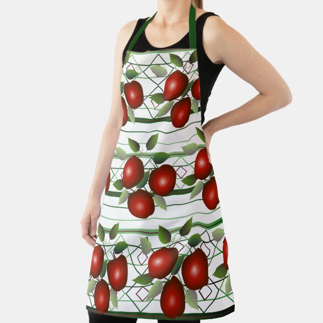 Apples Fruit Pattern Apron (Insitu)