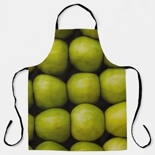 Apples fruits food green apples apron (Front)