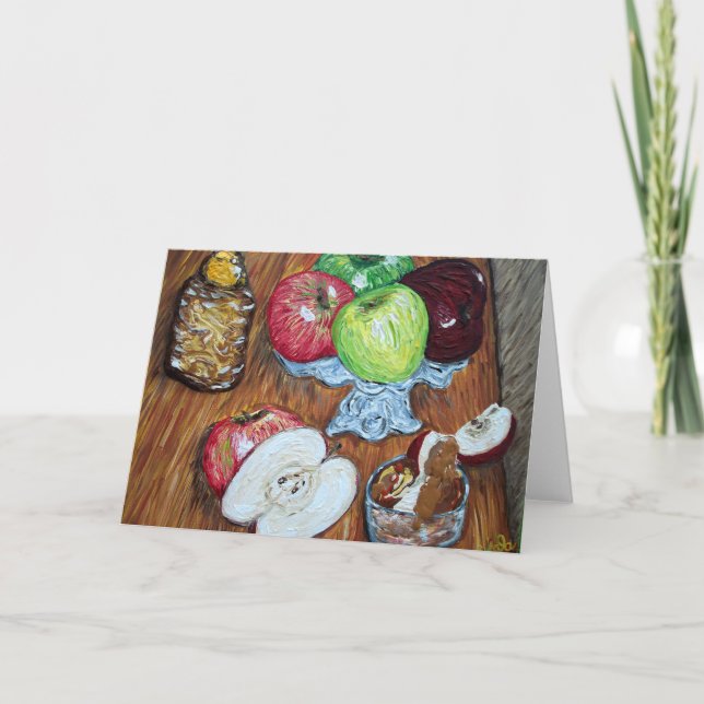 "Apples & Honey" Holiday Card (Front)