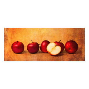 Apples In Red Panorama Photo Print
