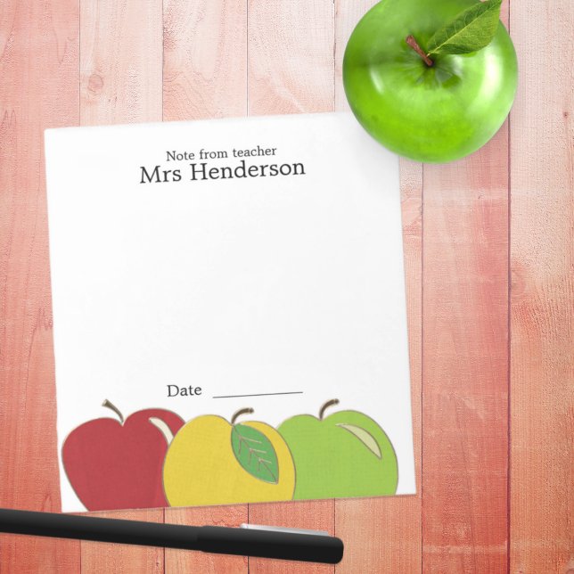 Apples Note from Teacher Notepad (Creator Uploaded)