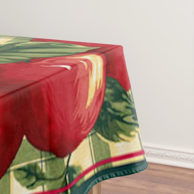 Apples on Gingham Tablecloth (In Situ)