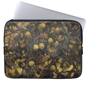 Apples on the Branches of Trees (by Serebriakova) Laptop Sleeve