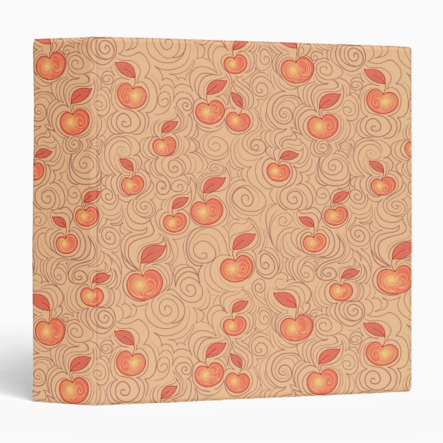 Apples Pattern Binder (Front/Spine)
