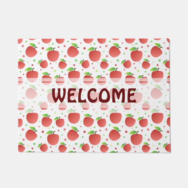 Apples pattern doormat (Front)
