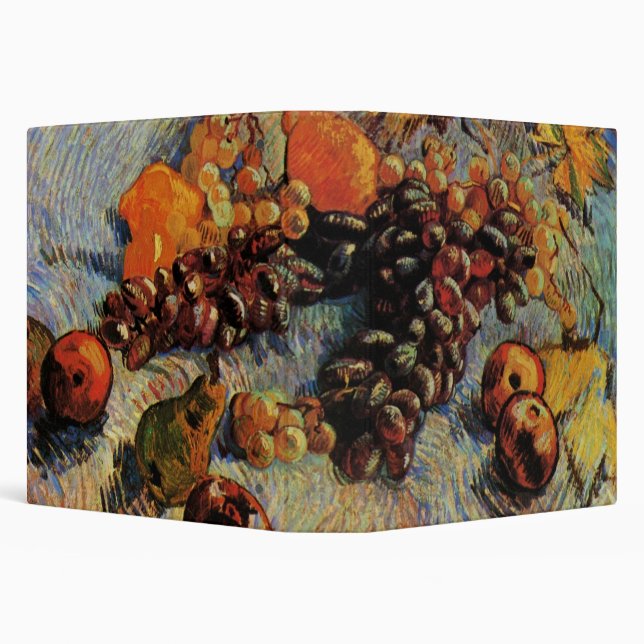 Apples, Pears, Lemons, Grapes by Vincent van Gogh Binder (Background)