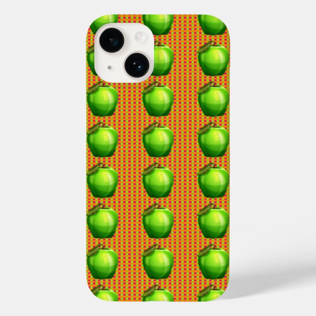 Apples Plaid Case-Mate iPhone Case (Back)