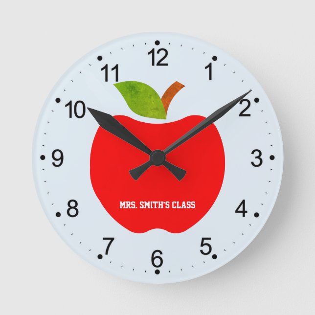 Apples Round Clock (Front)