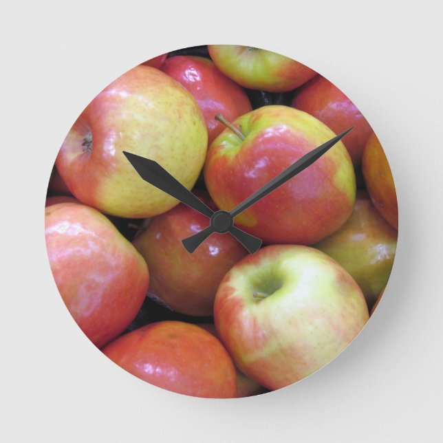 Apples Round Clock (Front)
