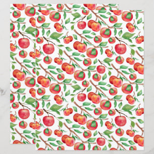 Apples Scrapbook Paper