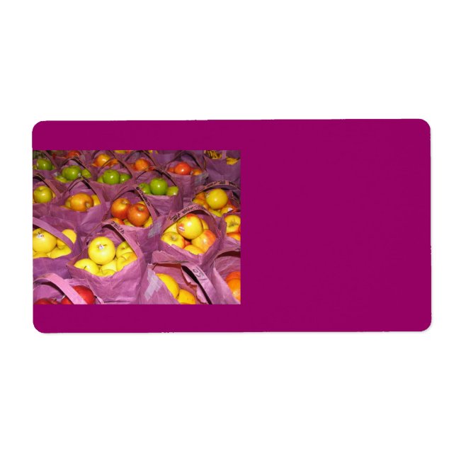 Apples Shipping Label (Front)