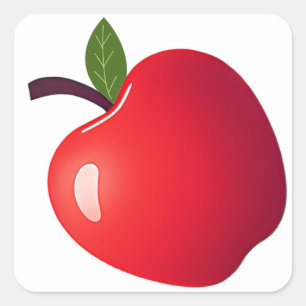 Apples! square sticker
