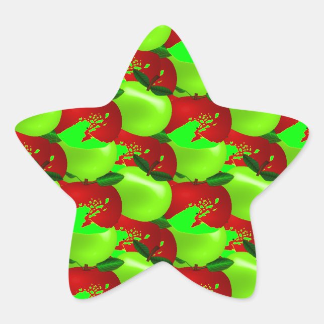 Apples Swatch Star Sticker (Front)