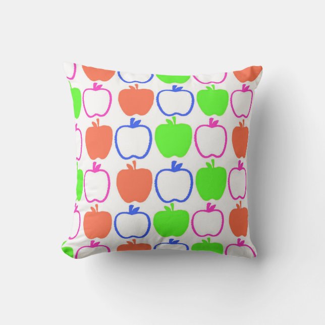 Apples Throw Pillow (Front)