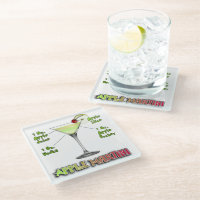 Appletini aka Apple Martini Cocktail Recipe Art