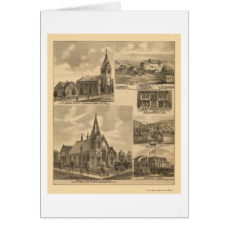 Appleton, carte panoramique de manganèse - 1874