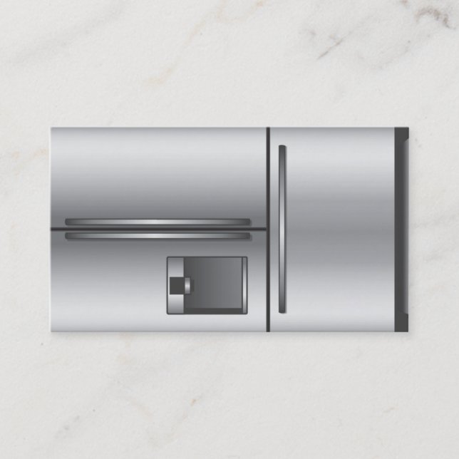 Appliance business card design (Front)