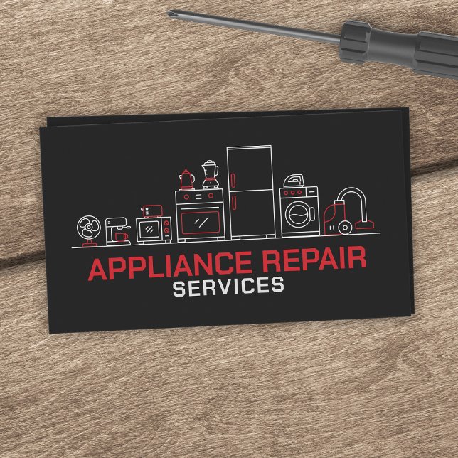 Appliance Repair - Professional Modern Business Card (Creator Uploaded)