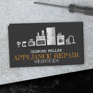 Appliance Repair Services Business Card