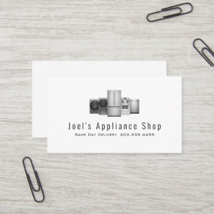 Appliance Shop, Installation, Repair Business Card