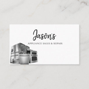 Appliances Sales Installation Repair Business Card