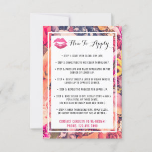 Application / Carte Conseils pour distributeur de 