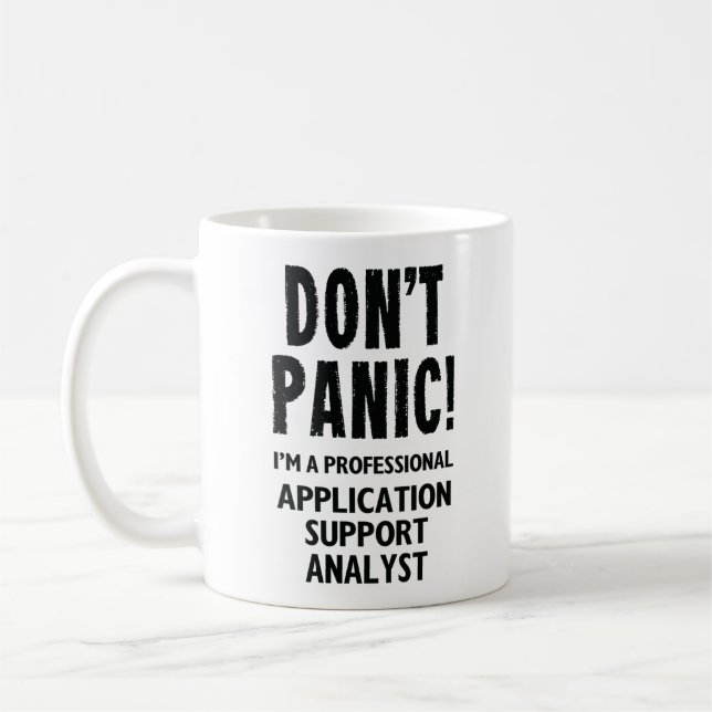 Application Support Analyst Coffee Mug (Left)