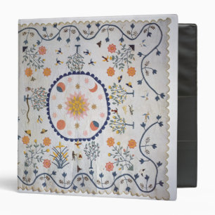Applique quilt with Sun, Moon, Stars Binder