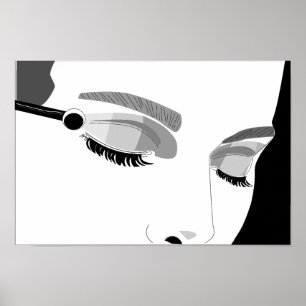 Applying Make Up Poster