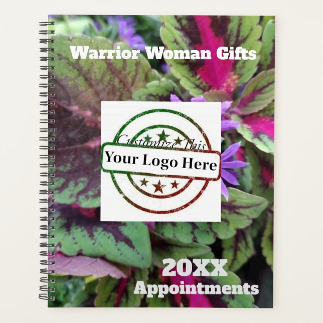 Appointment, Autumn Flowers and Leaves  Planner (Front)