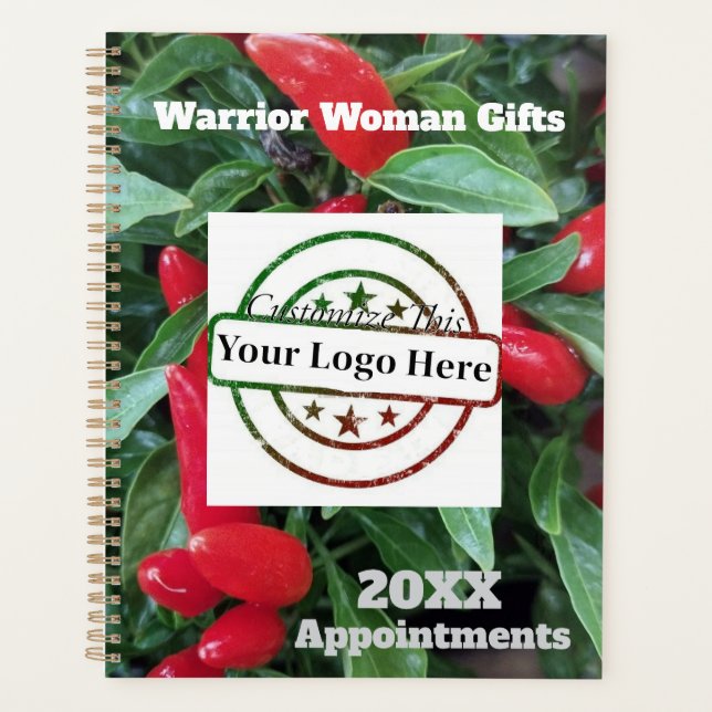 Appointment Book, customize logo Pepper Plant  Planner (Front)