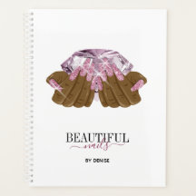 Appointment book nail salon woman hand technician planner